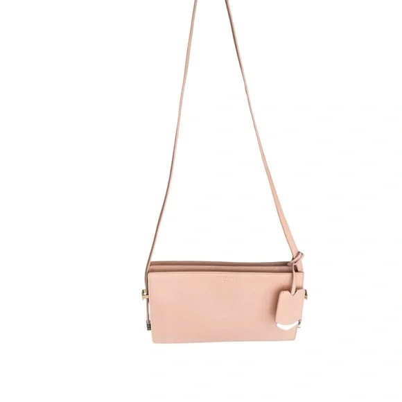 Balenciaga Shoulder Bag Crossbody Light Pink Leather - Picture 5 of 17